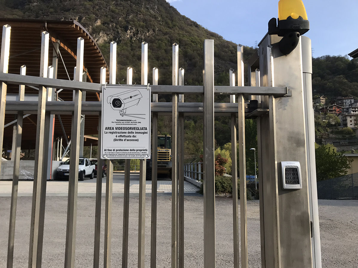 Impianti Industriali | Deposito Valtellina | PERC security & safety